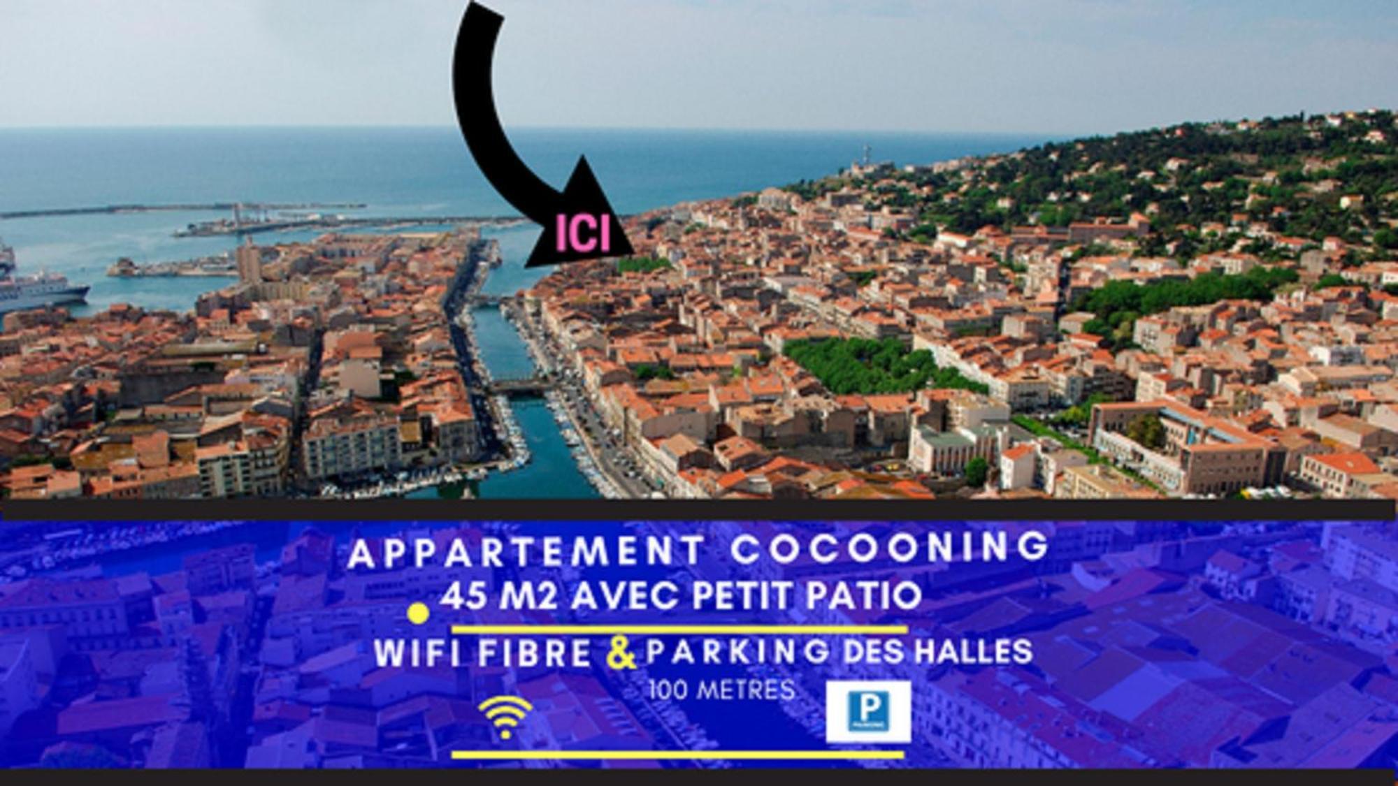 Apartamento Splendide T2 Neuf Coocoonig Avec Petit Patio Sète Exterior foto